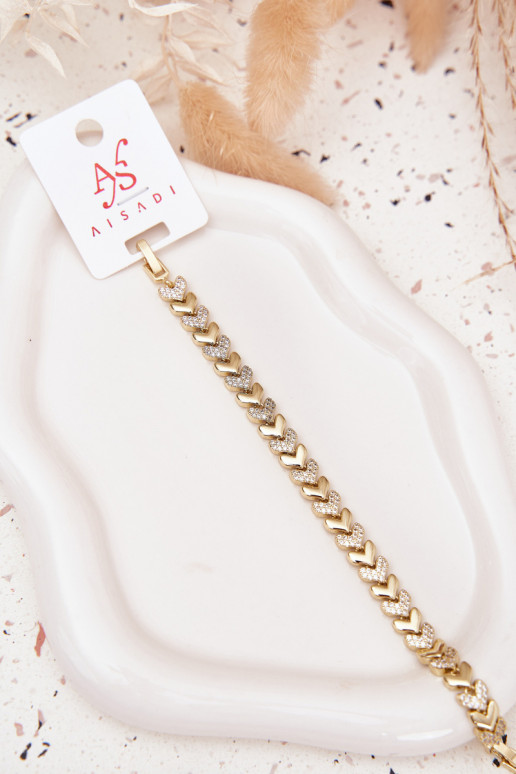 Käevõru   säravate kristallidega Kuldset värvi