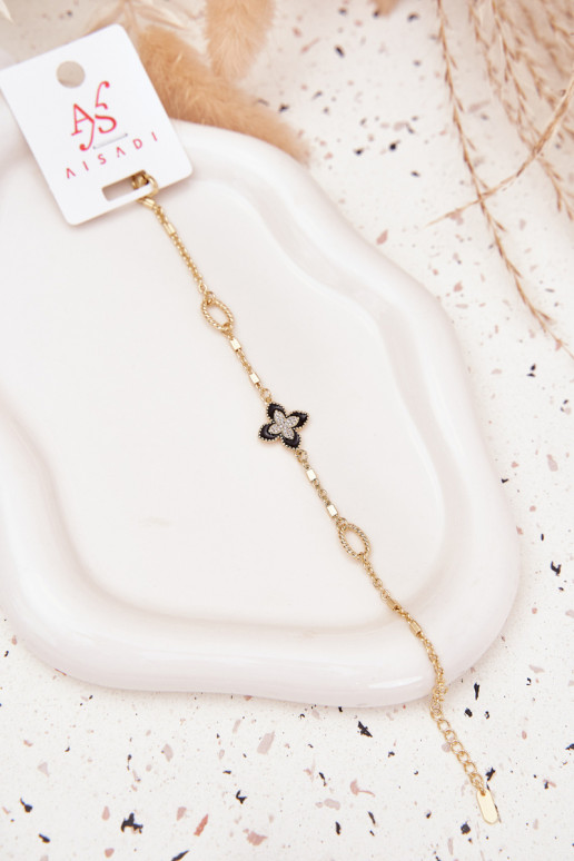 Käevõru Z Koniczynką Stal Chirurgiczna Kuldset värvi