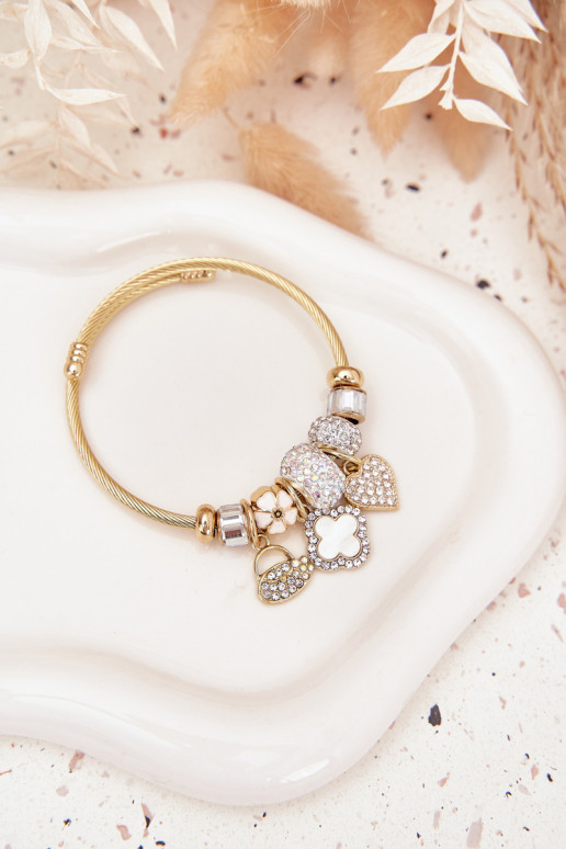 Käevõru z Zawieszkami Charms Kuldset värvi