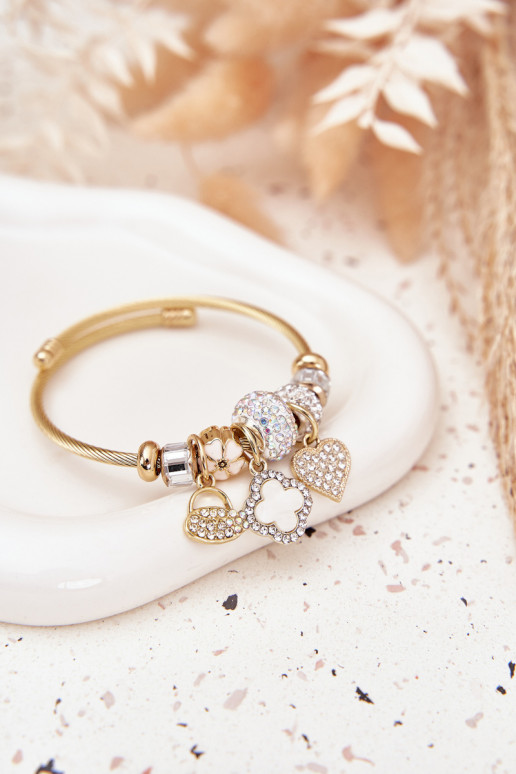 Käevõru z Zawieszkami Charms Kuldset värvi