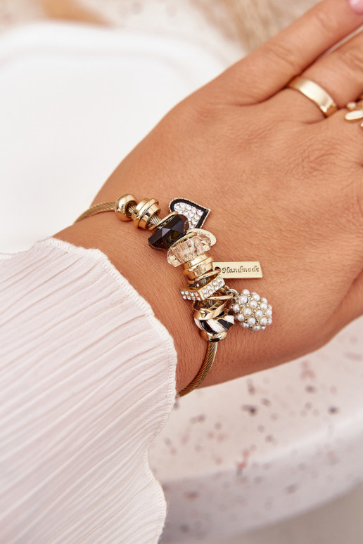 Käevõru z Zawieszkami Charms Kuldset värvi