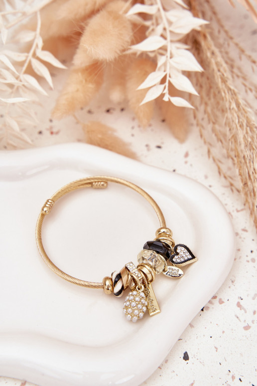 Käevõru z Zawieszkami Charms Kuldset värvi