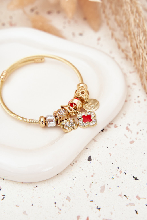 Käevõru z Zawieszkami Charms Kuldset värvi