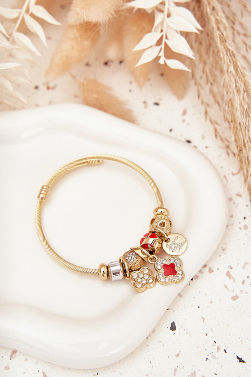 Käevõru z Zawieszkami Charms Kuldset värvi