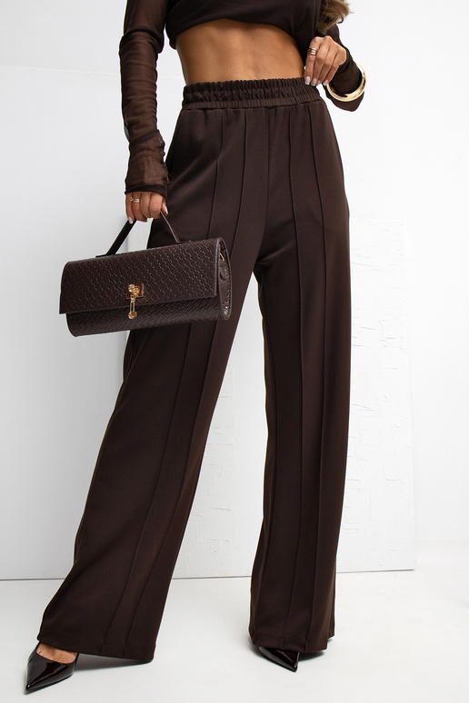 Tumepruunad spordipüksid