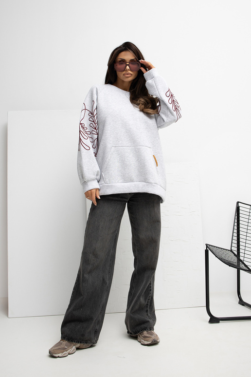 Sinine helesinine-hall kampsun RV