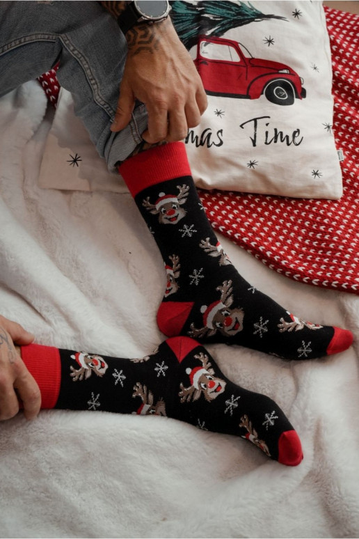 Meeste sokid Christmas Uśmiechnięte y Must