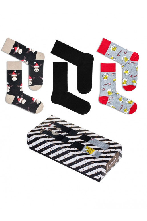 Świąteczny Skarpety 3 paar Pudełku