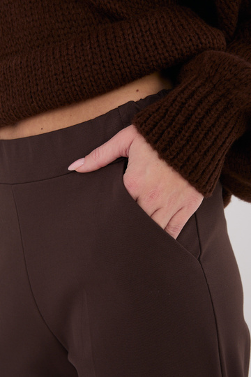 Tumepruunid püksid 2