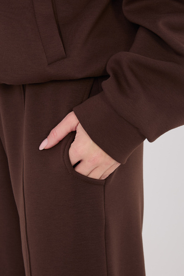 Tumedat pruunid püksid 2