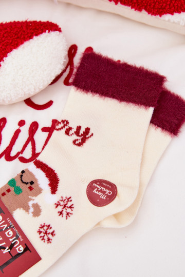 Jõulusokid Laste jalanõud Piernik I karusnahaga Wełna  