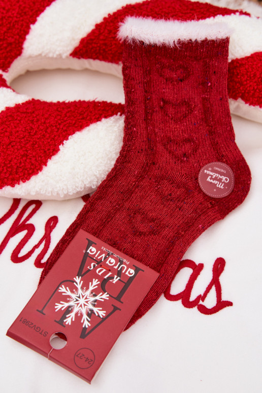 Laste jalanõud Christmas Sokid  Wełna  runased