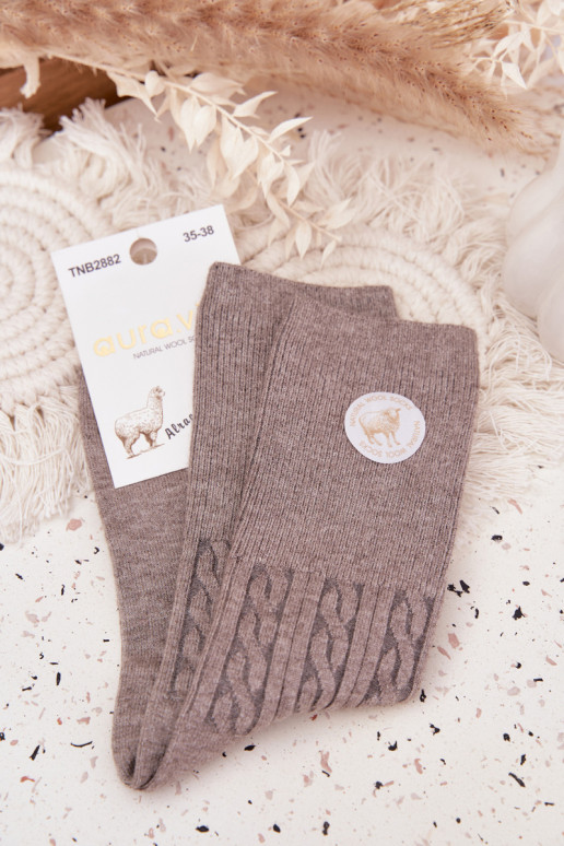 Długie Wełniane Sokid  Halli värvi