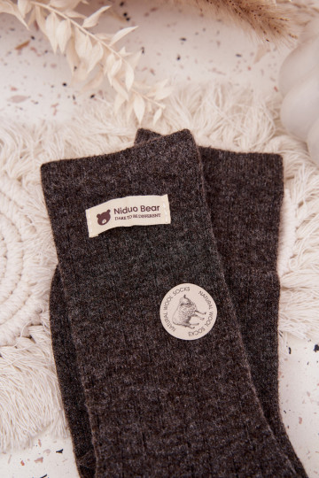 soojad Wełniane Sokid  Z Naszywką tumepruuni värvi