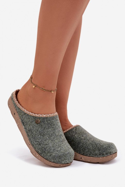 jalatsid kodujalatsid Plätud  Inblu ED000031 Rohelist värvi