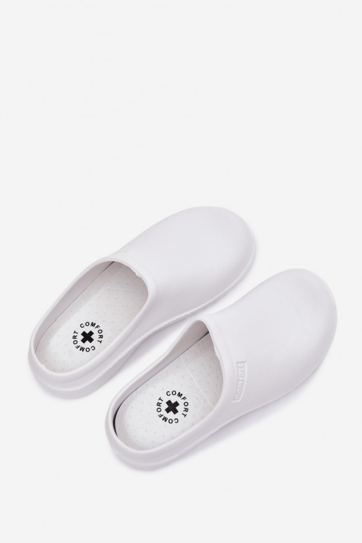 Kerged rannaplätud Sussid   valget värvi Parissa