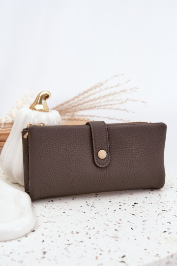 Rahakott eko-nahast  halli värvi Gilessa