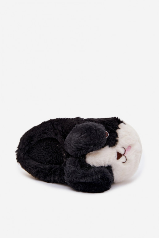 Laste jalanõud  Plätud kutsikad Must Farnise