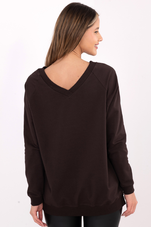 Tumepruun kampsun RV