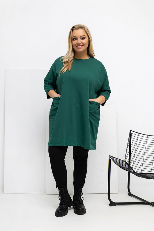 Tume rohelise värvi pluus