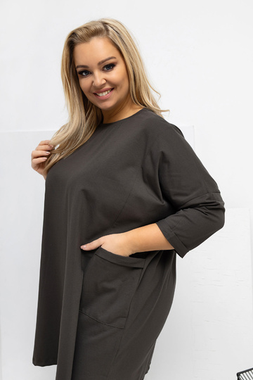 Tume kaki värvi pluus 2