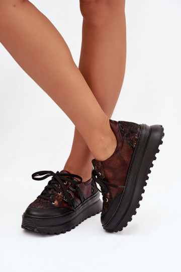    tüüpi jalanõud  platvormiga  06562-25 Czekoladowe 2