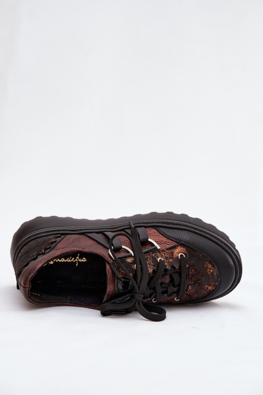    tüüpi jalanõud  platvormiga  06562-25 Czekoladowe