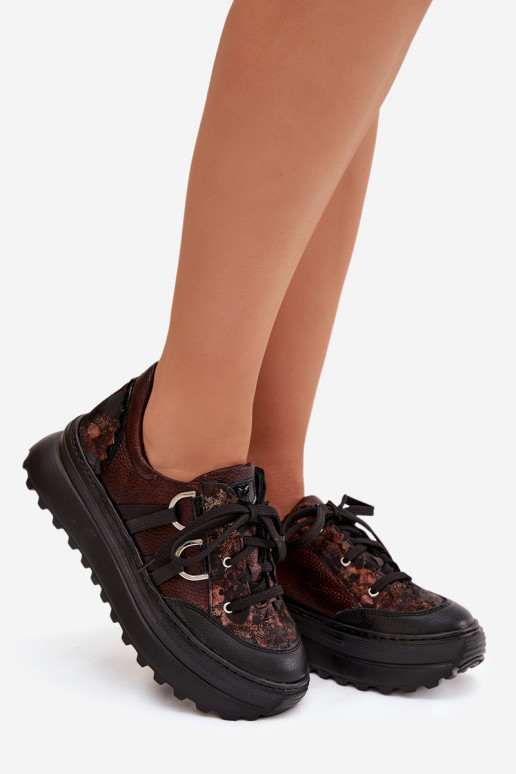    tüüpi jalanõud  platvormiga  06562-25 Czekoladowe