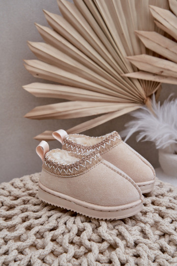 nööpidega lumesaapad Naiste poolsaapad Laste jalanõud platvormiga voodriga karusnahaga Elevandiluu värvi Vilabria