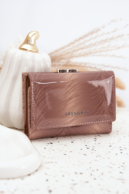 Läikiv naiste rahakott sädeleva elevandiluust värviga Cermina