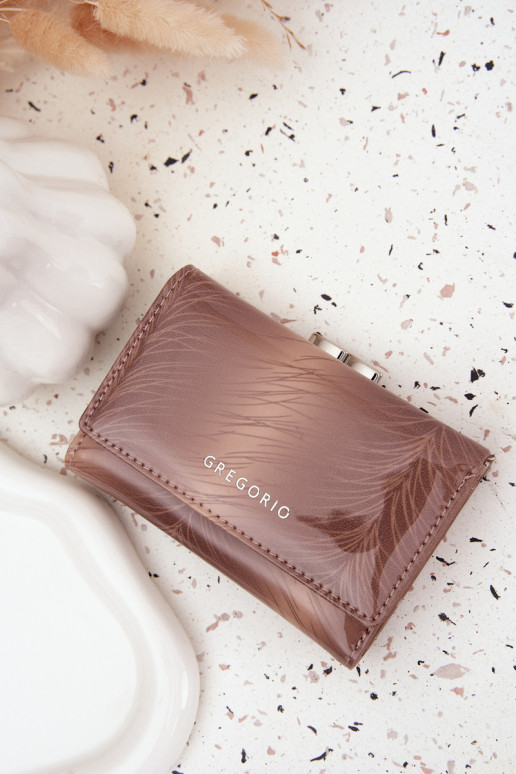 Läikiv naiste rahakott sädeleva elevandiluust värviga Cermina