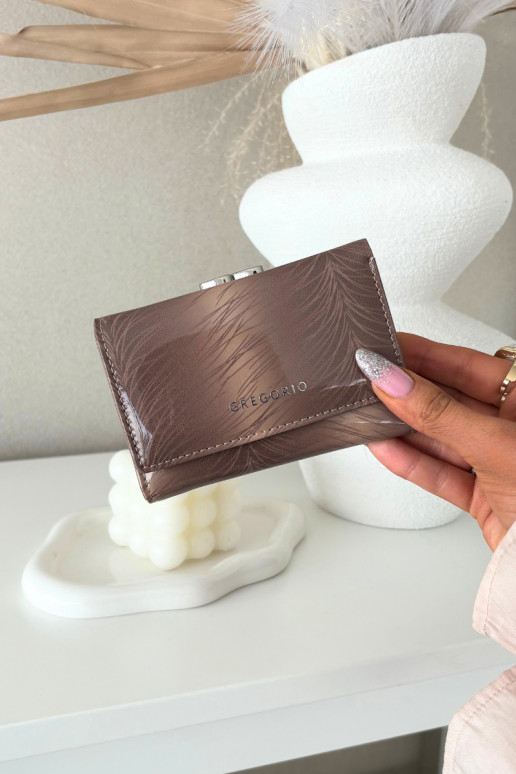 Läikiv naiste rahakott sädeleva elevandiluust värviga Cermina