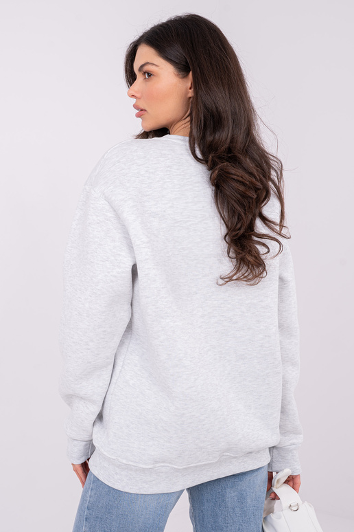 Sinine vabaaja pluus helehalliga