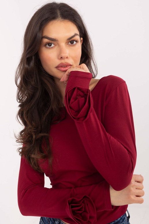 Punakasbordoopunane IT pluus