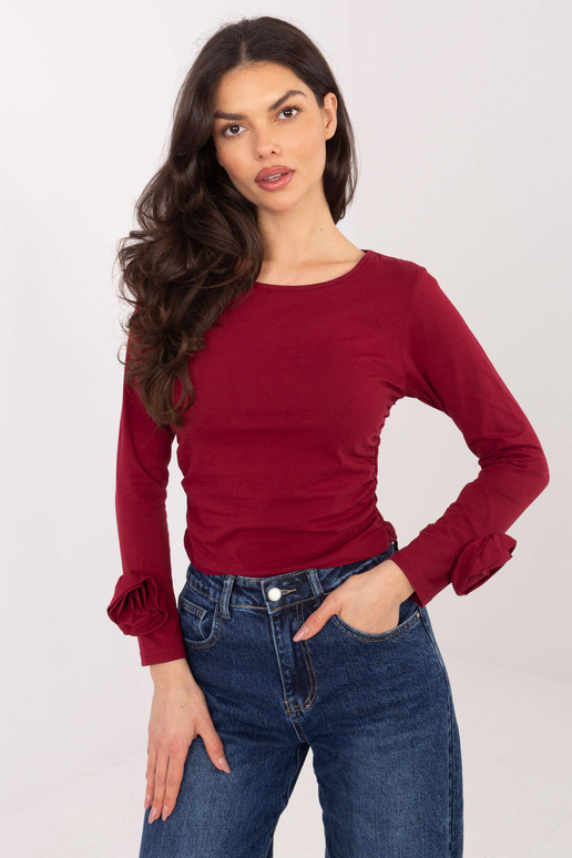 Punakasbordoopunane IT pluus