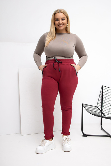 Bordoopunased spordipüksid