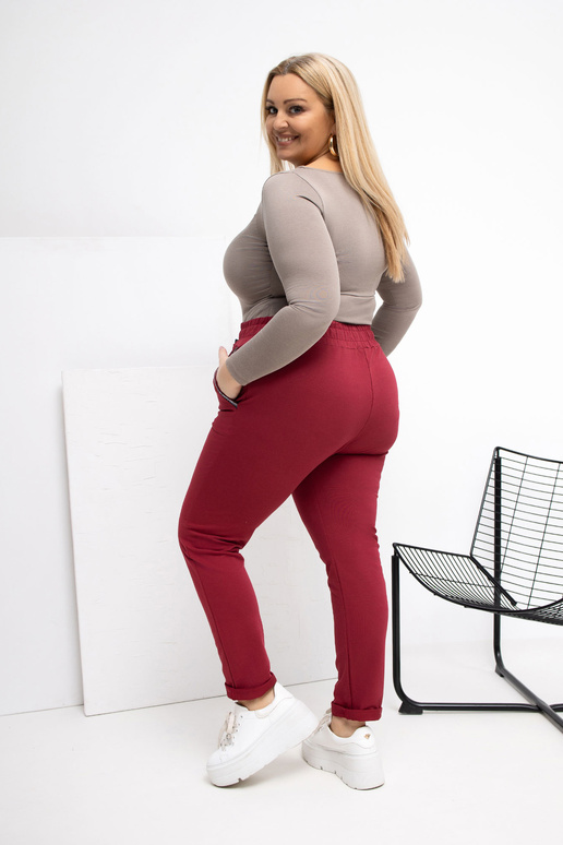 Bordoopunased spordipüksid