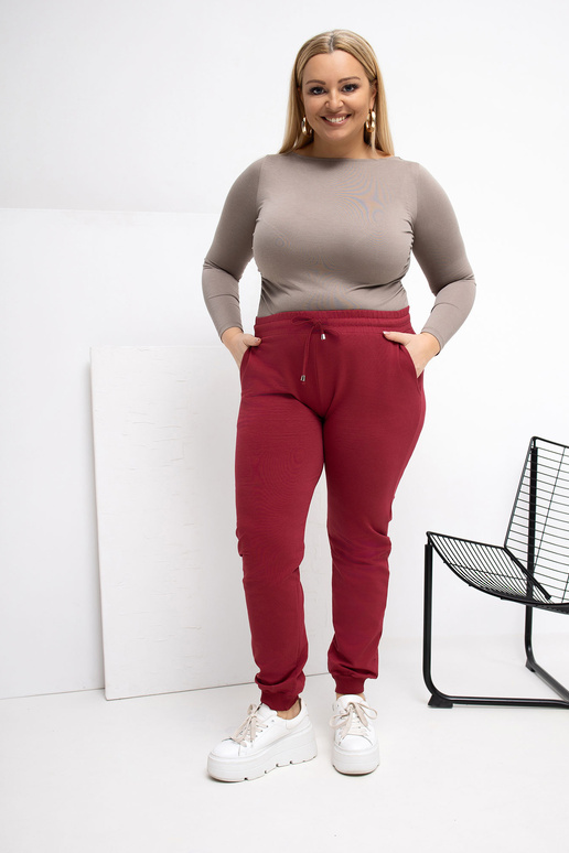 Bordoopunased spordipüksid