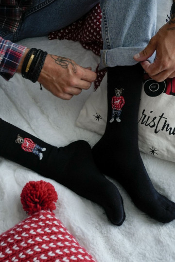 Meeste sokid Sweterku Must