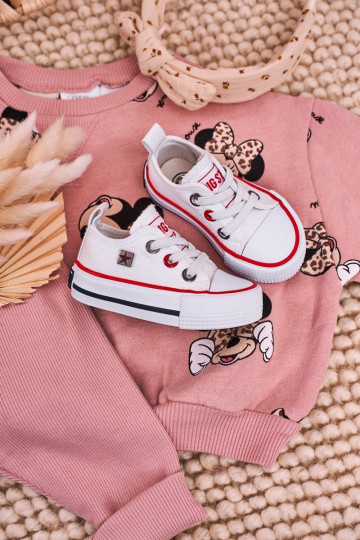 Laste jalanõud  madalad tennised BIG STAR HH374193 valget värvi