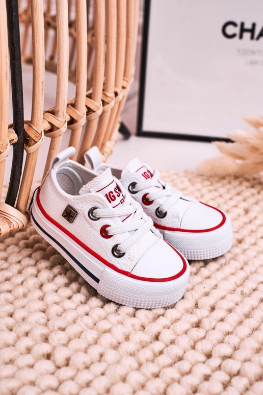 Laste jalanõud  madalad tennised BIG STAR HH374193 valget värvi