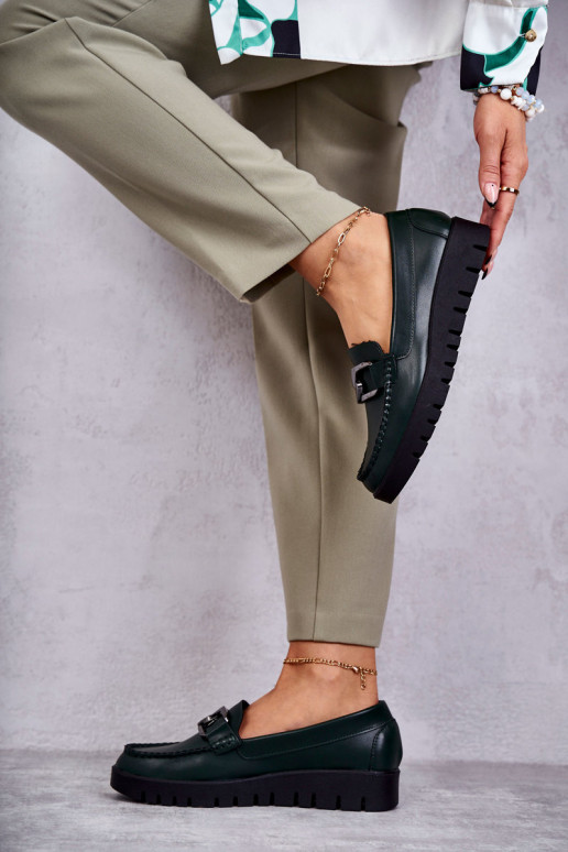 Laque jalatsid  platvormiga Rohelist värvi Kjersti