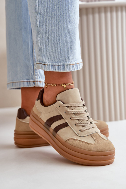  tüüpi jalanõud  platvormiga pruunid värvi Nesonice