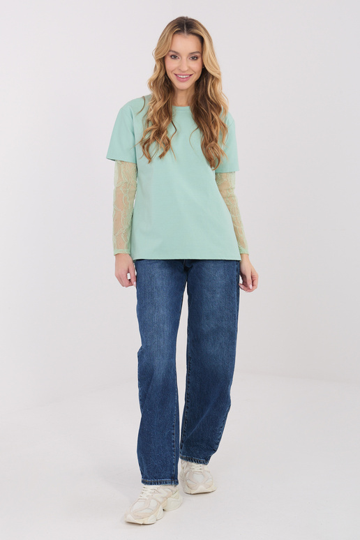 Pistaatsiapruun pluus