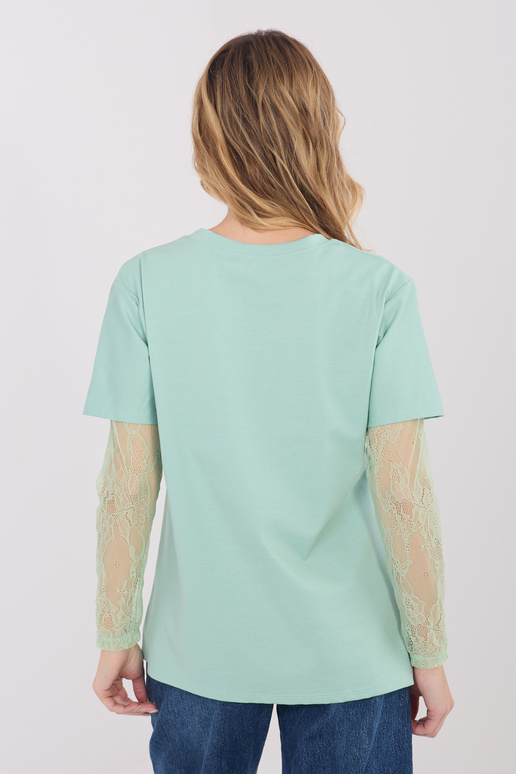 Pistaatsiapruun pluus