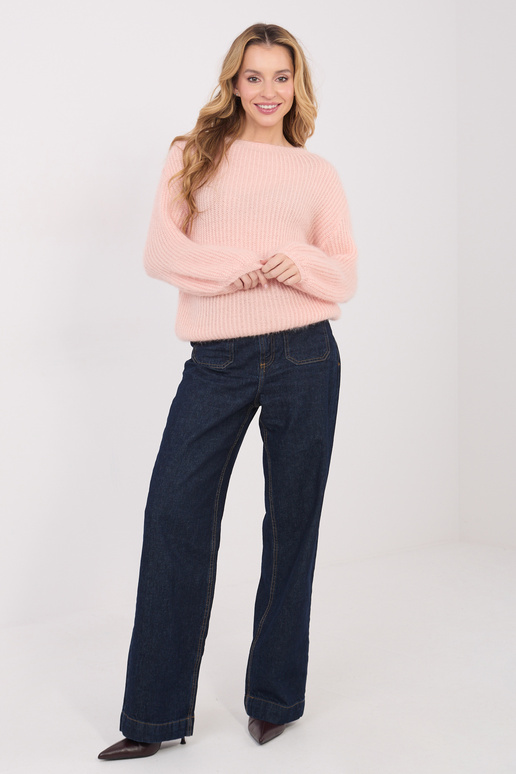 Virsikuvärvi kampsun