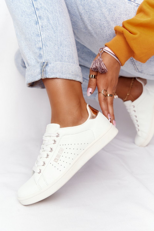 Stiilsed spordijalatsid naturaalsest nahast BIG STAR DD274583 Valget-