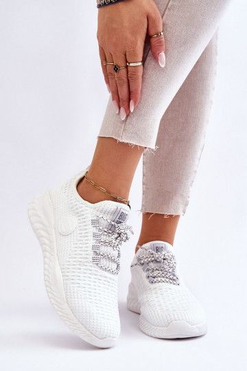  Sportliku stiiliga jalanõud Memory Foam Big Star HH274296 valget värvi