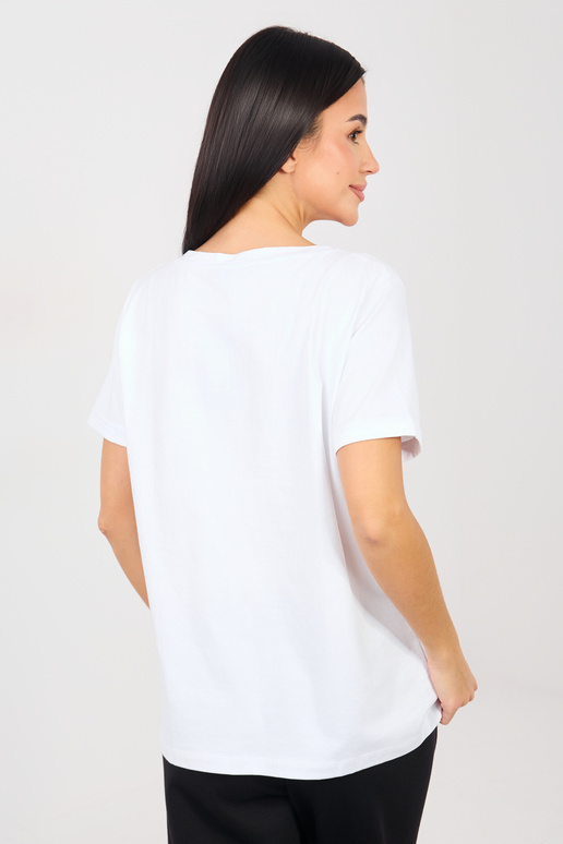 Valge lühikeste varrukatega särk