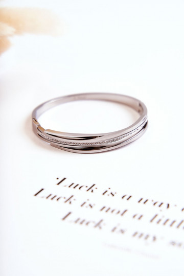 Käevõru  säravate kristallidega Hõbedat värvi Myrens